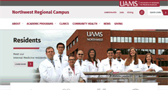 Desktop Screenshot of northwestcampus.uams.edu