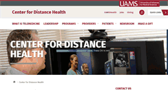 Desktop Screenshot of cdh.uams.edu