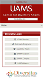 Mobile Screenshot of cda.uams.edu