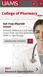 Mobile Screenshot of pharmacy.uams.edu