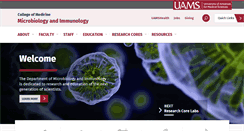 Desktop Screenshot of mbim.uams.edu
